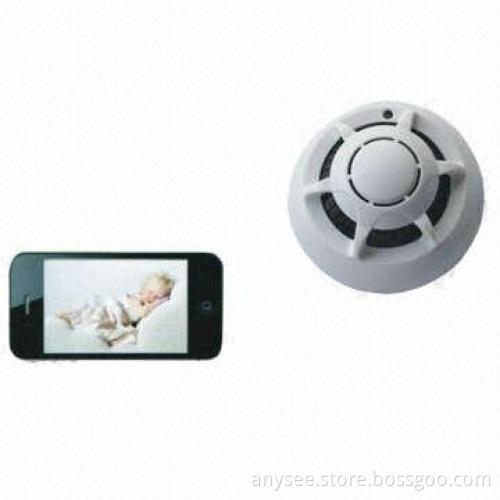 Smoke Detector Hidden Camera DVR With 10 Hours Battery Life
